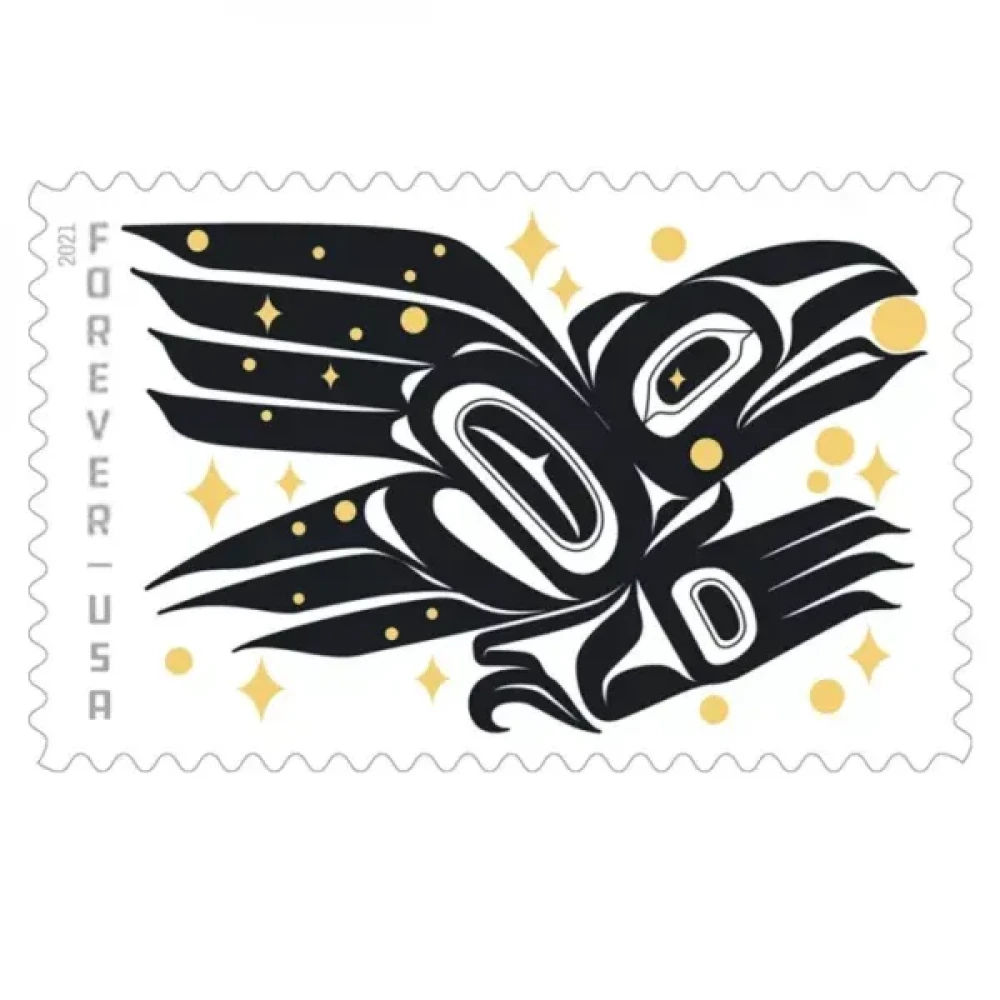 (2021) USPS Raven Story Forever Postage Stamps